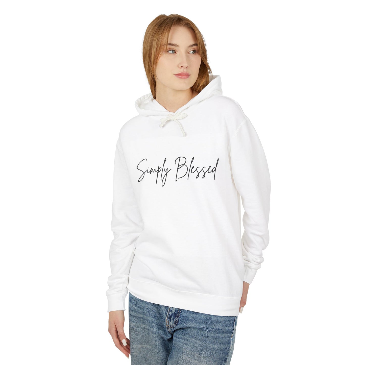 Simply Blessed Lightweight Hoodie Sweatshirt