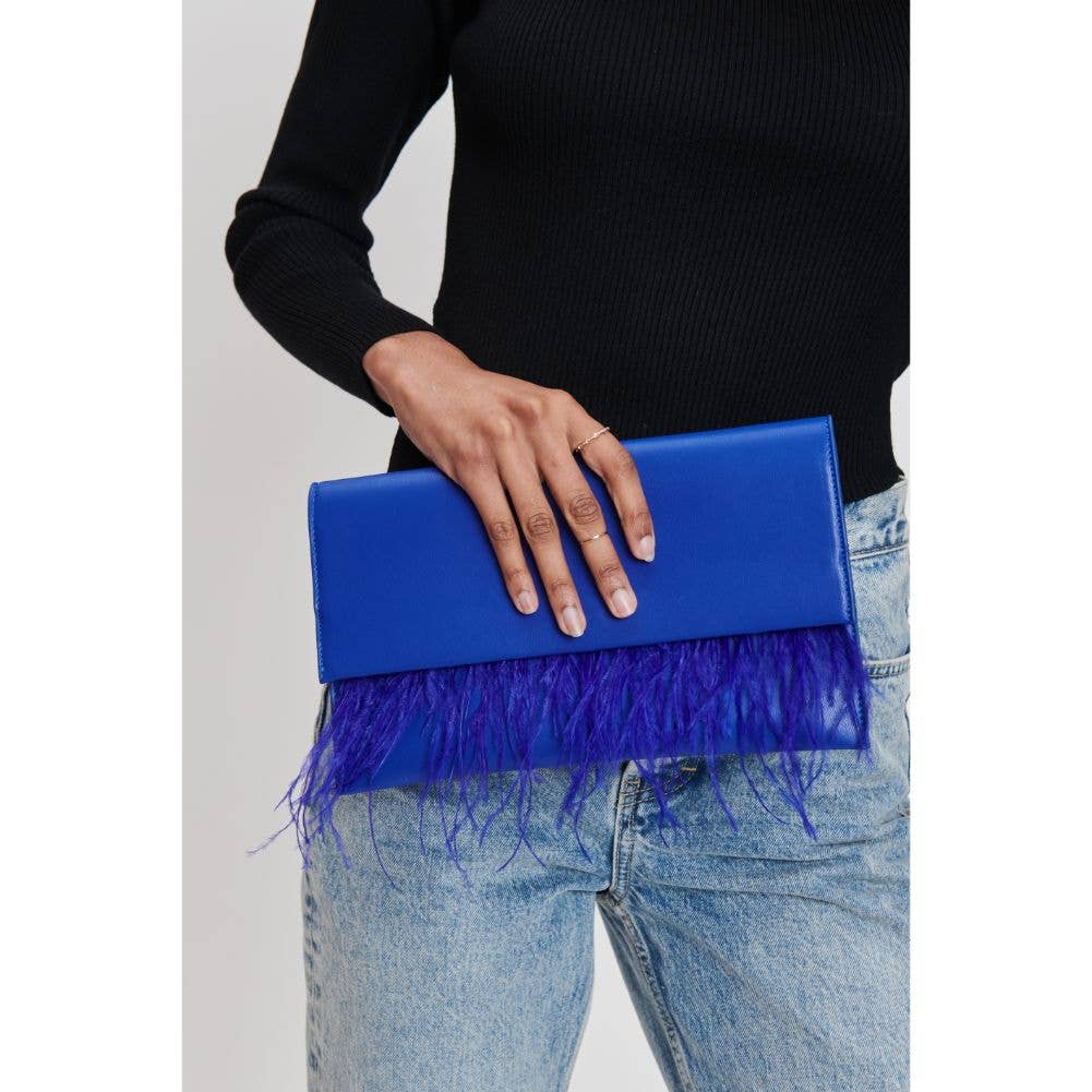 Moda Luxe Electric Blue Everlee Clutch