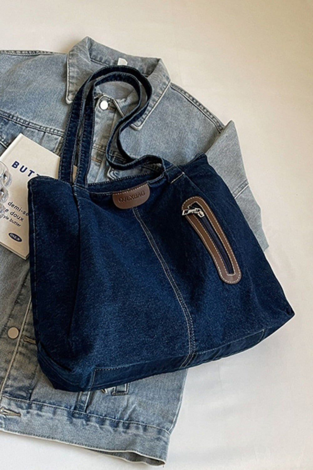 Denim Tote Bag