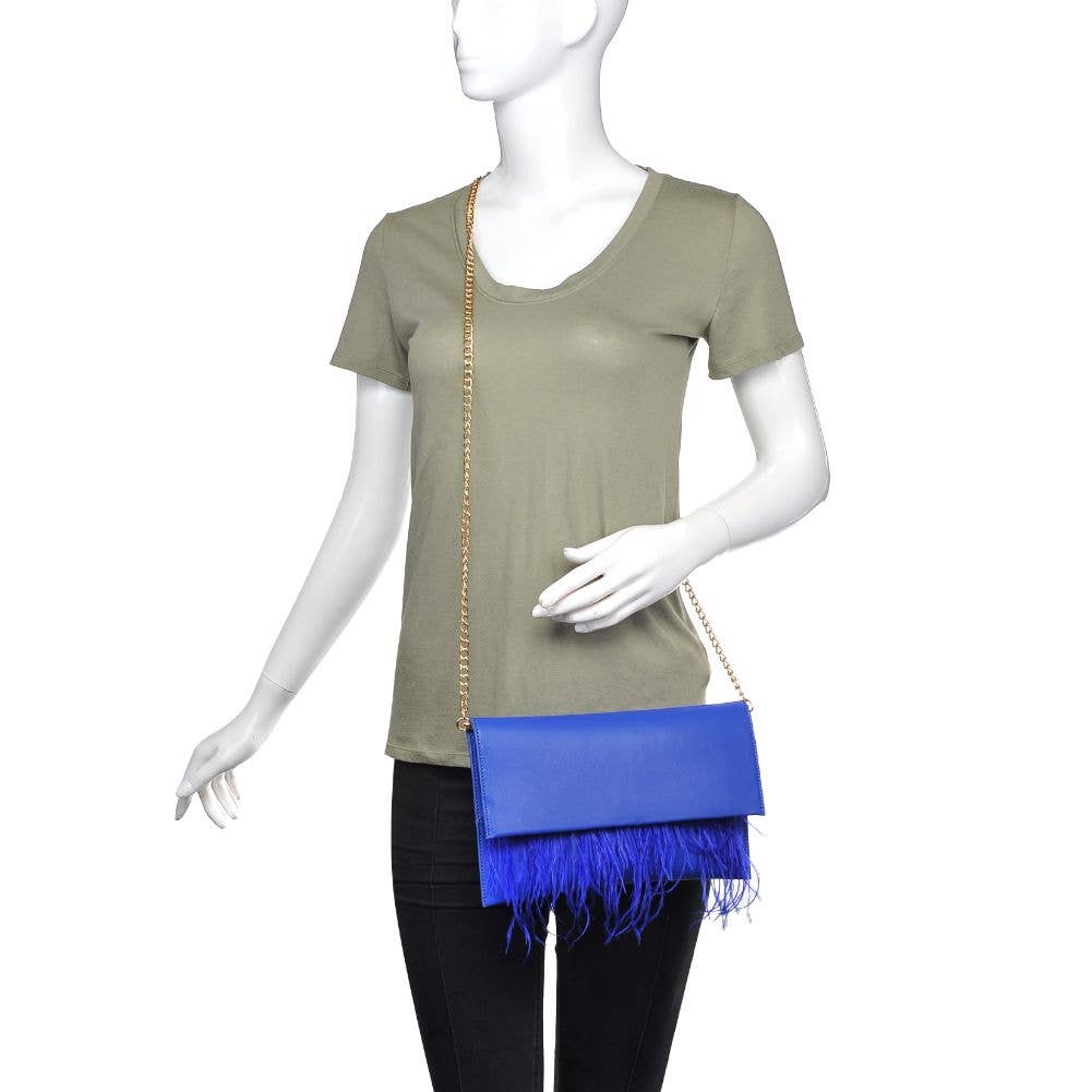 Moda Luxe Electric Blue Everlee Clutch