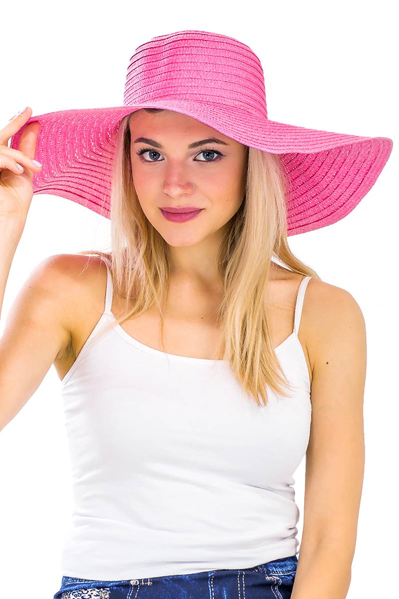 My Sunshine Hot Pink Beach Hat