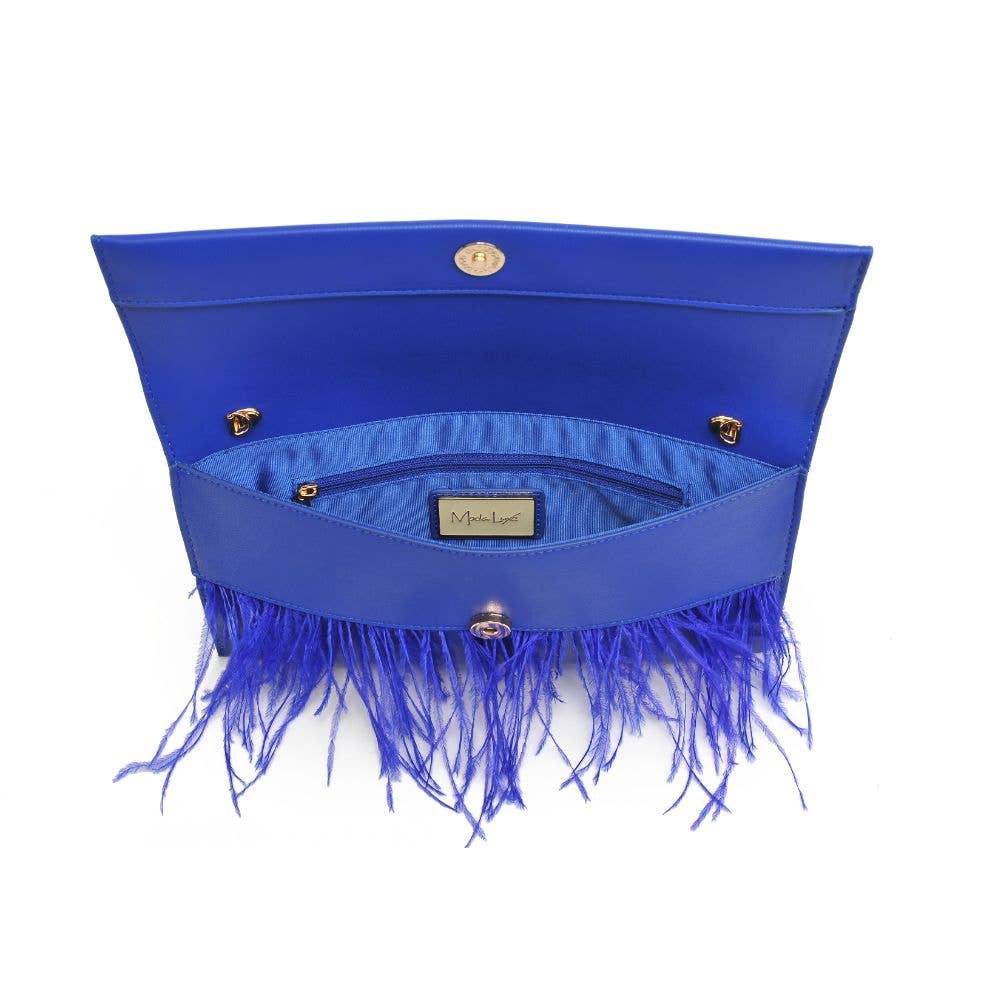 Moda Luxe Electric Blue Everlee Clutch