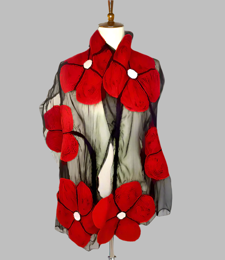 Winter Rose Scarf
