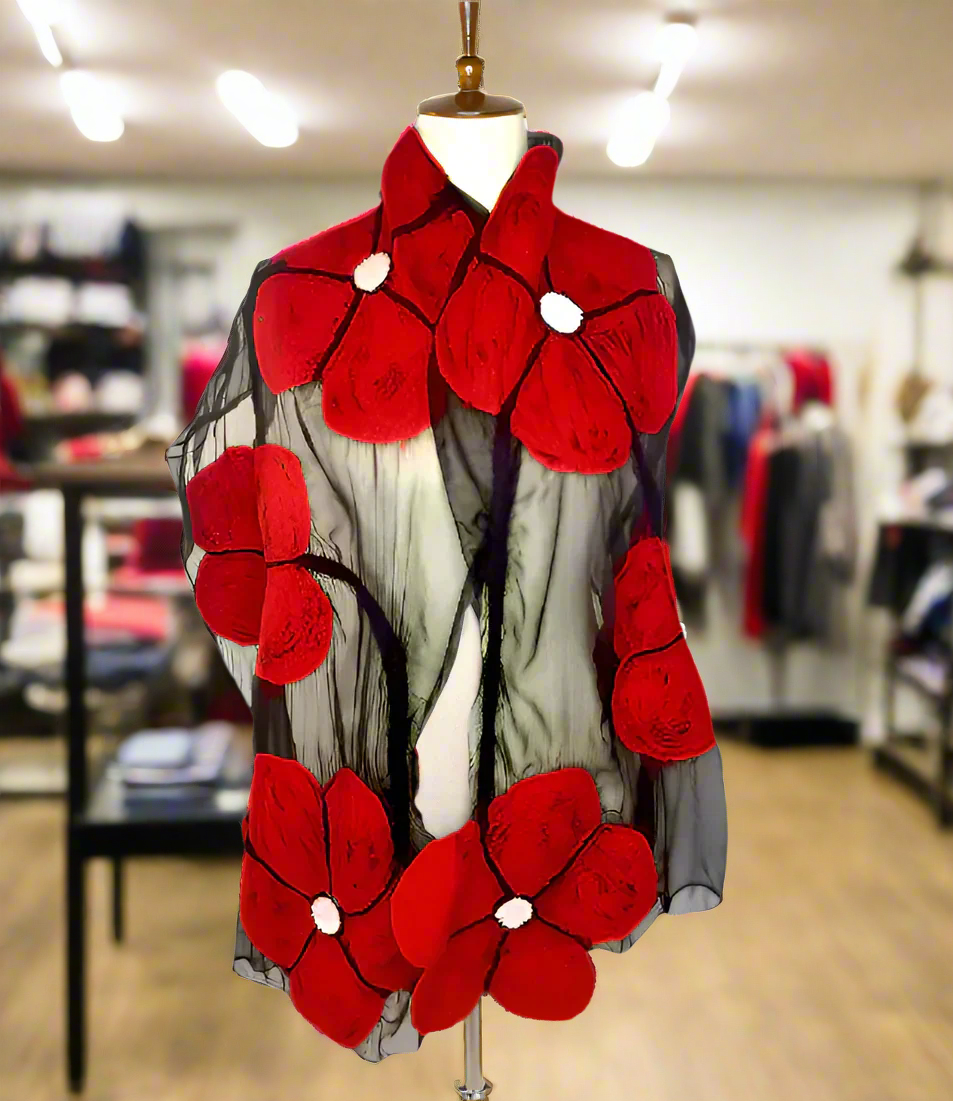 Winter Rose Scarf