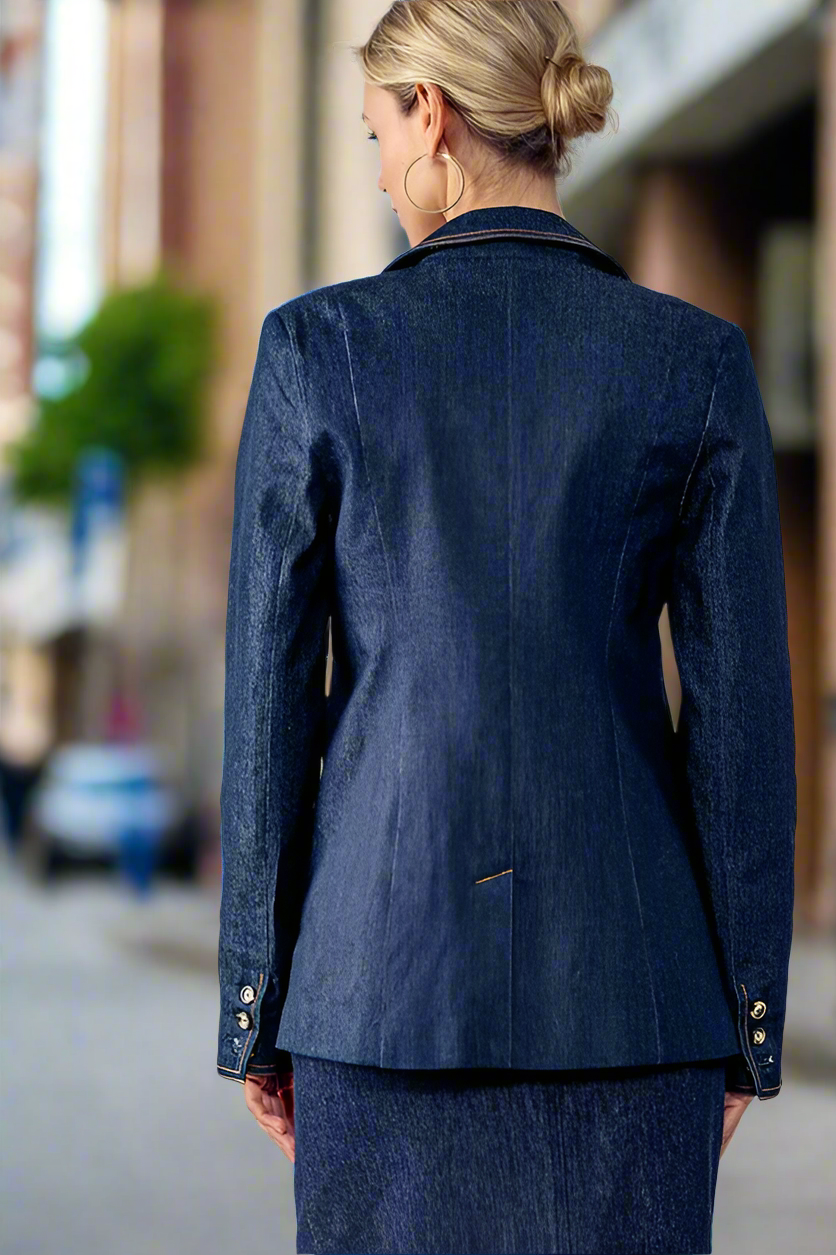 Stitch Denim Blazer