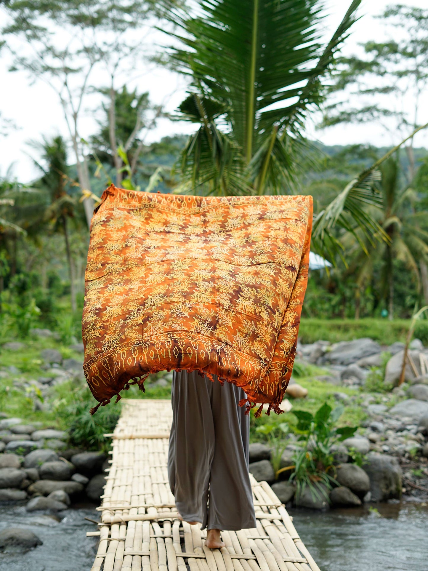 Bali Sea Orange Sarong