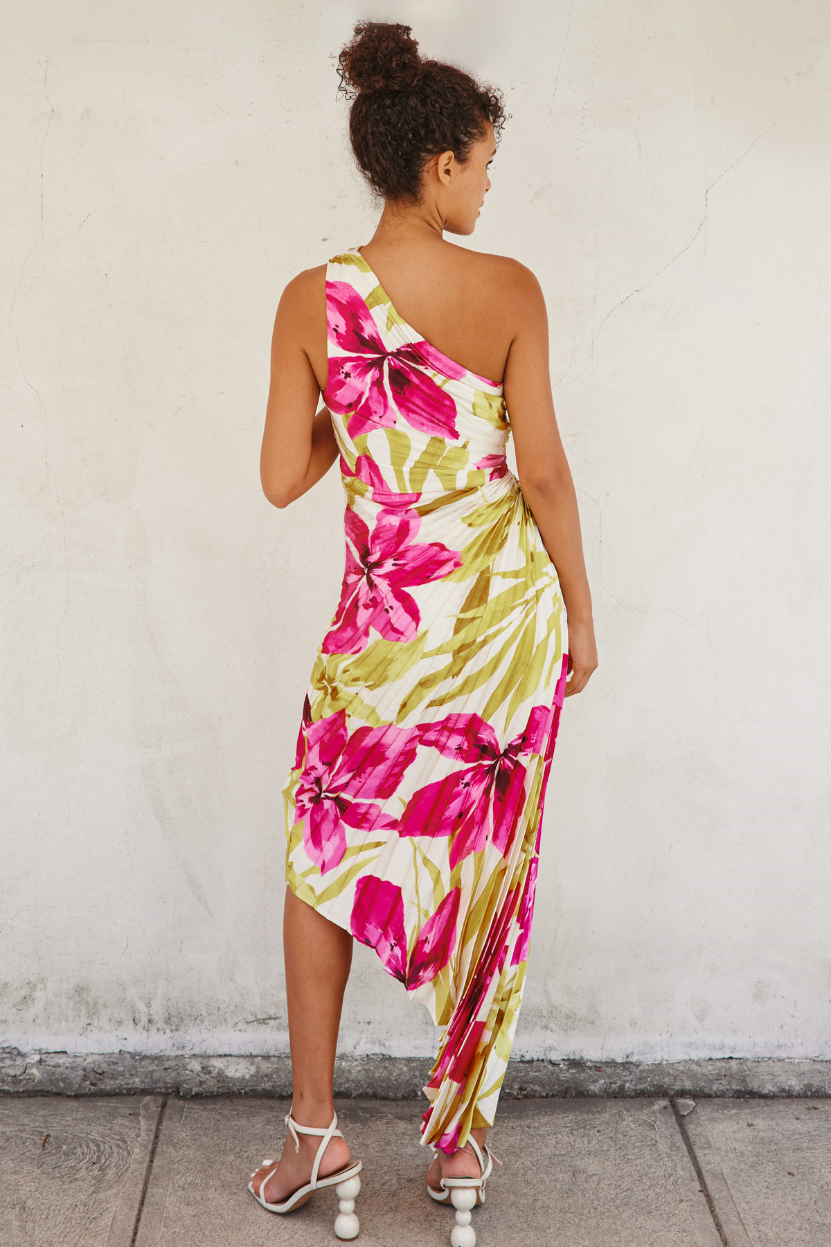 Honeysuckle One Shoulder Maxi Dress