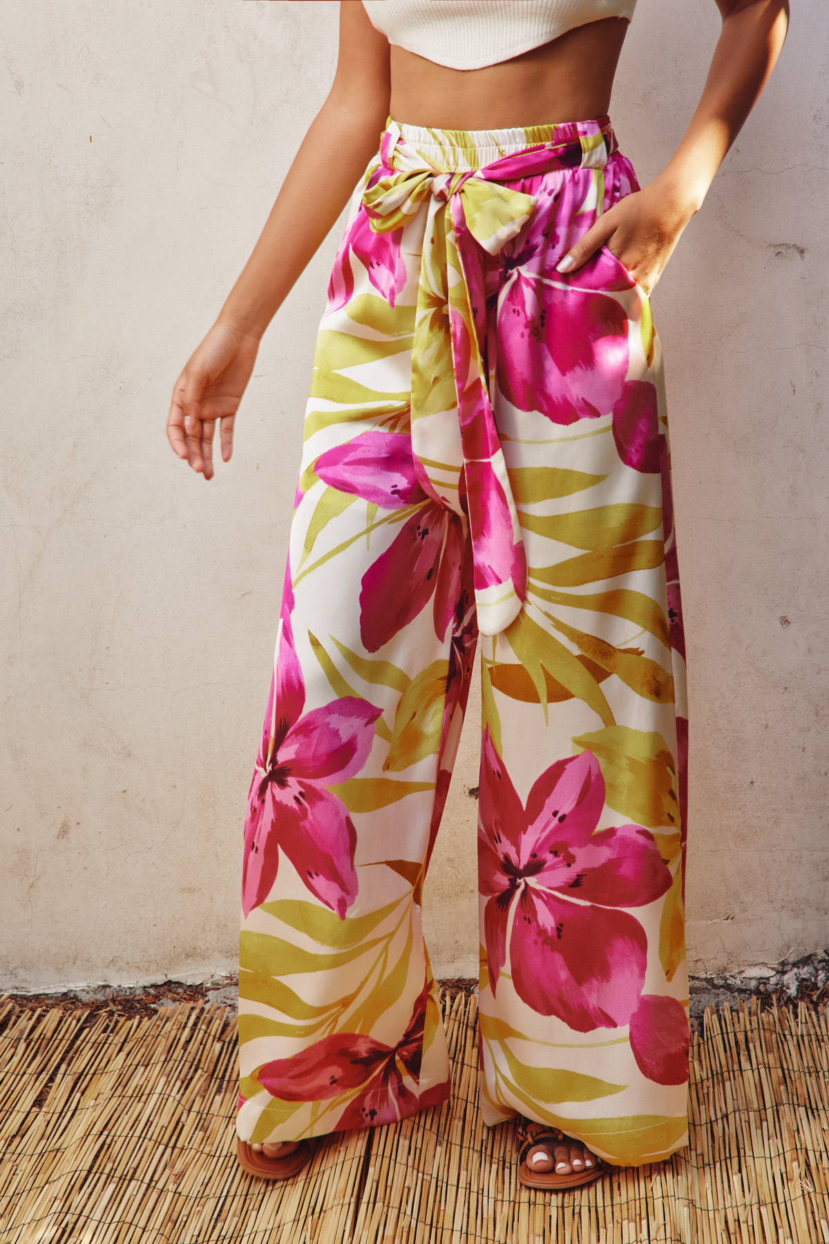 Honeysuckle Wide Leg Resort Pants