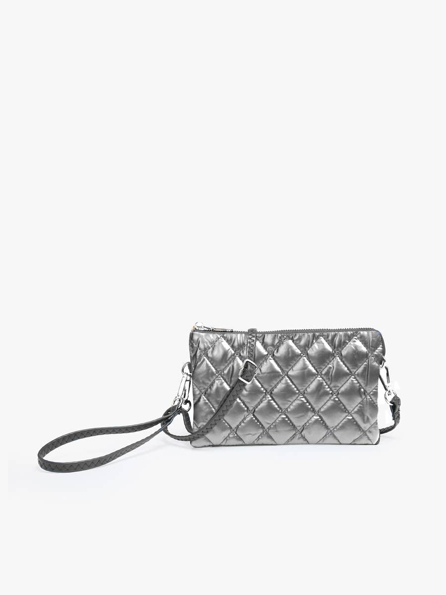 Riley Puffer 3 Compartment Crossbody/Wristlet