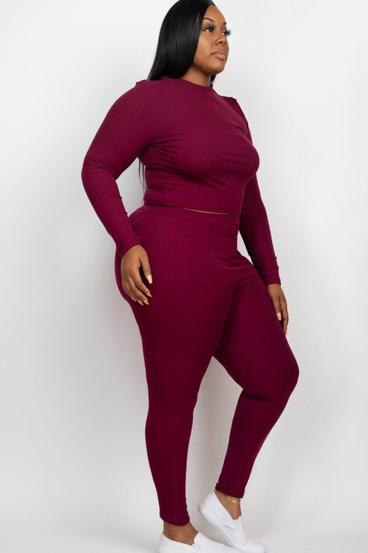 Plus Size Legging Set