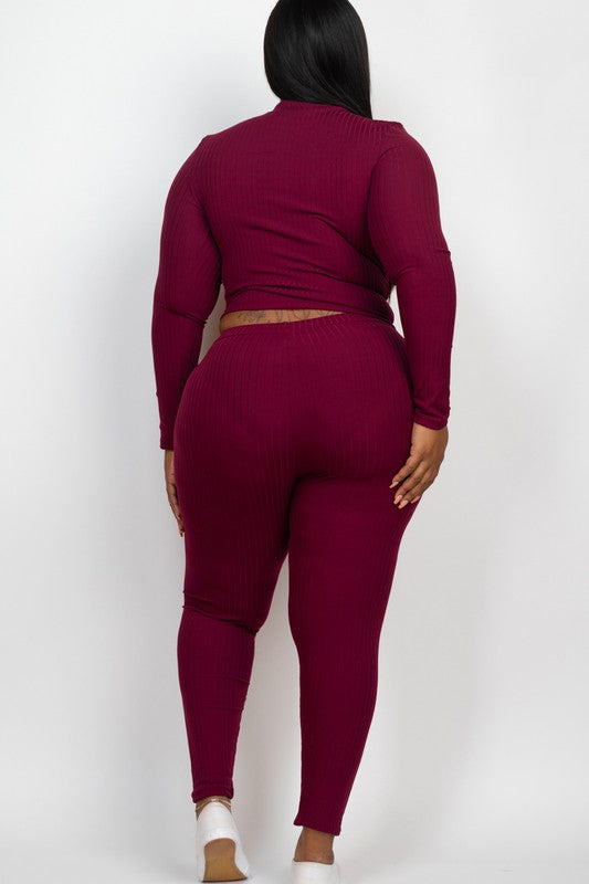 Plus Size Legging Set