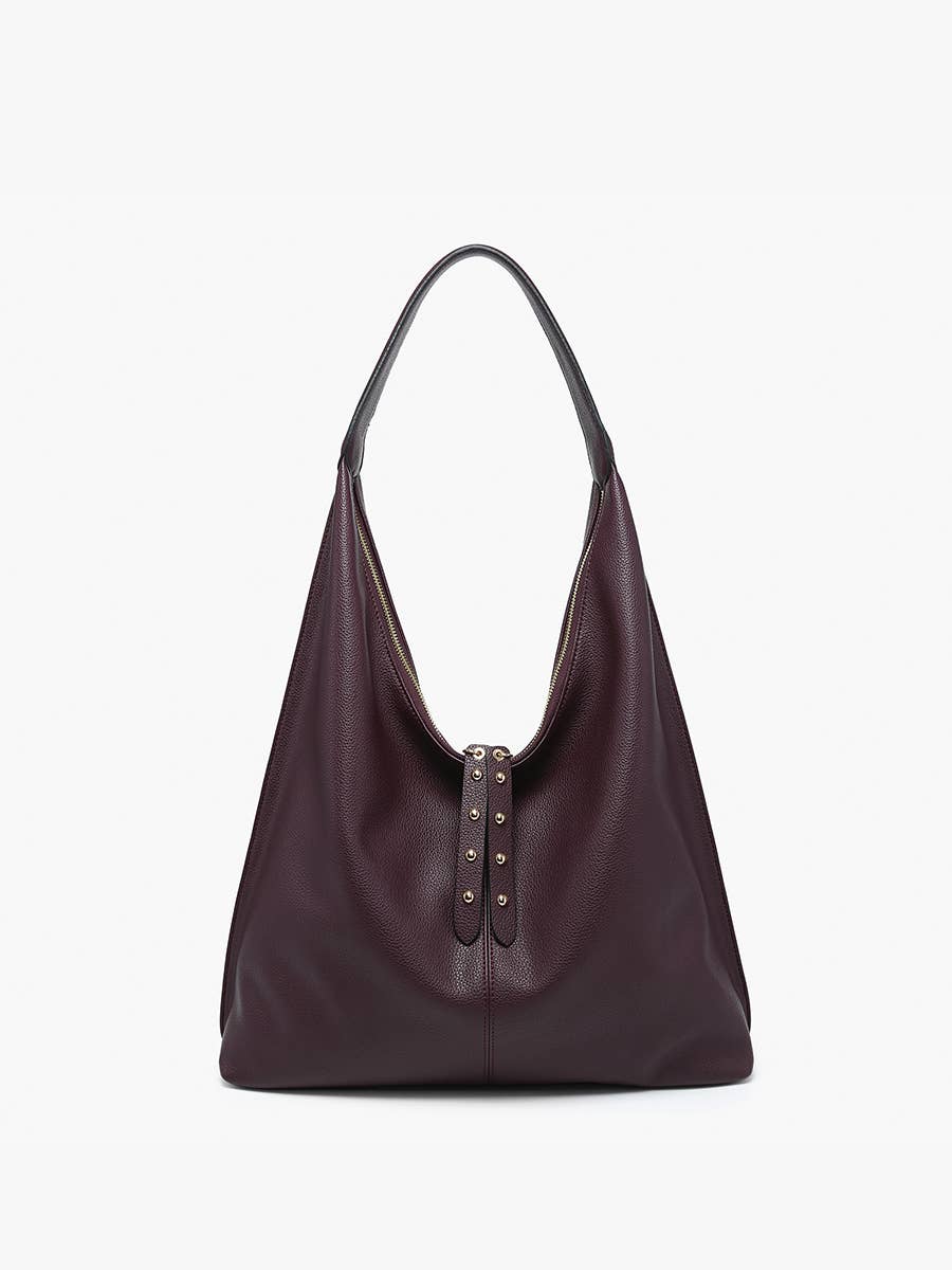 Tori Slouchy Hobo w/ Studded Tassels