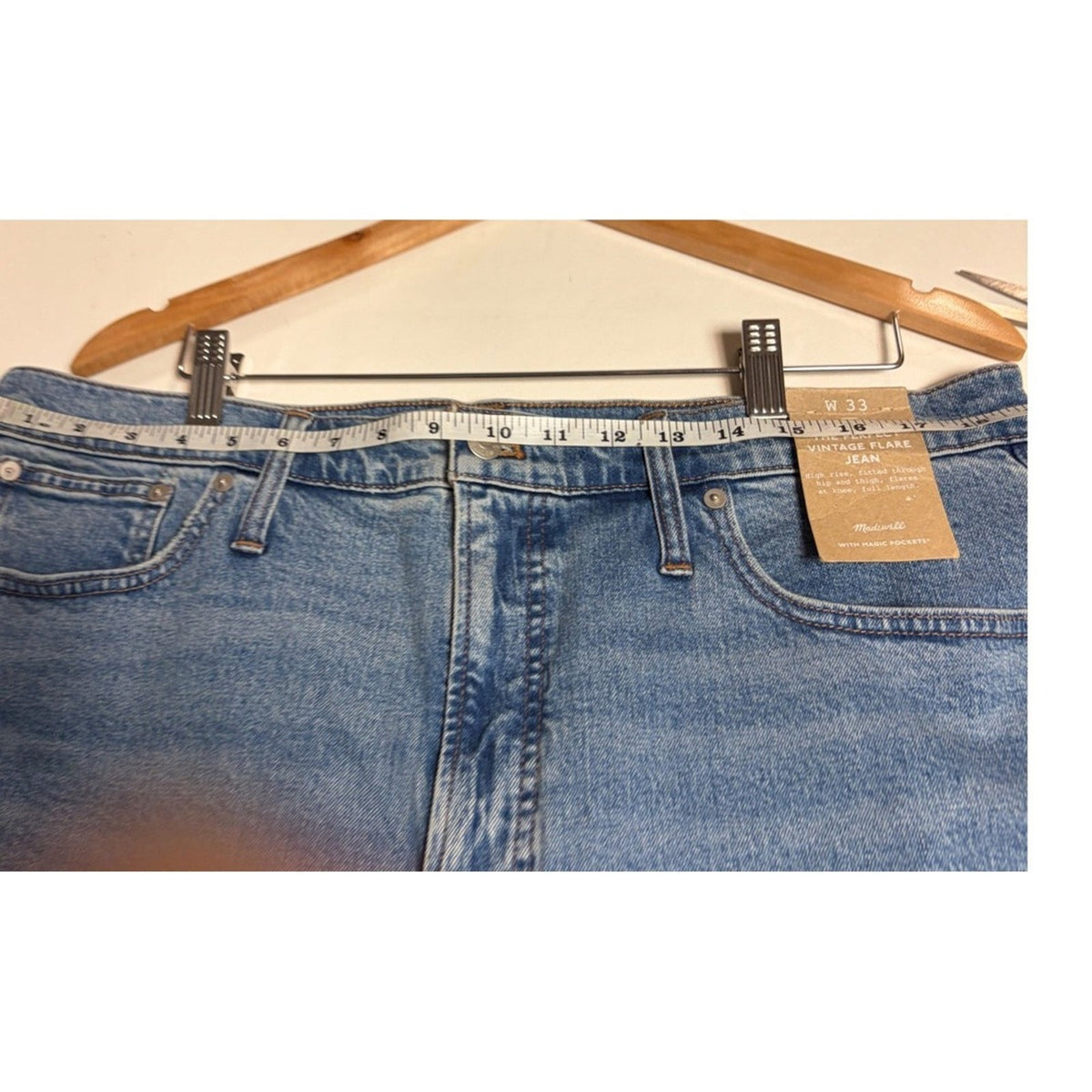 NWT Madewell The Perfect Vintage Flare Jeans Size W 33
