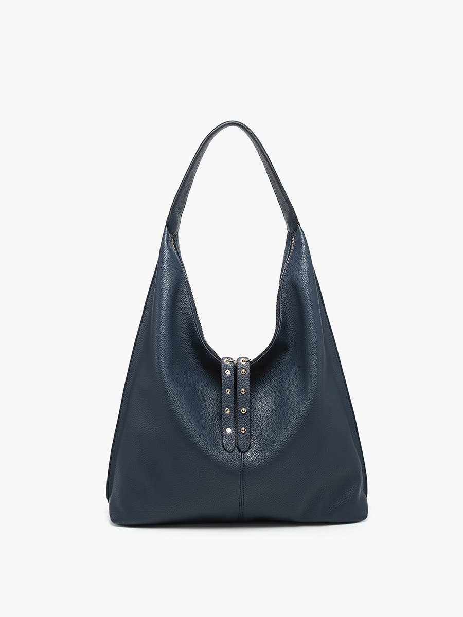 Tori Slouchy Hobo w/ Studded Tassels