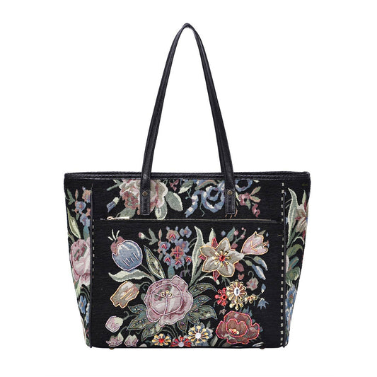 Flower Shop Vintage Tapestry Tote