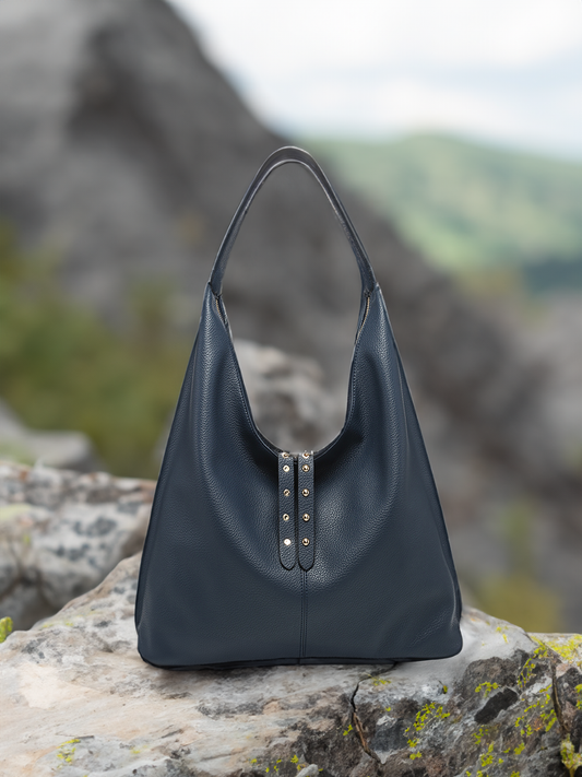 Tori Slouchy Hobo w/ Studded Tassels