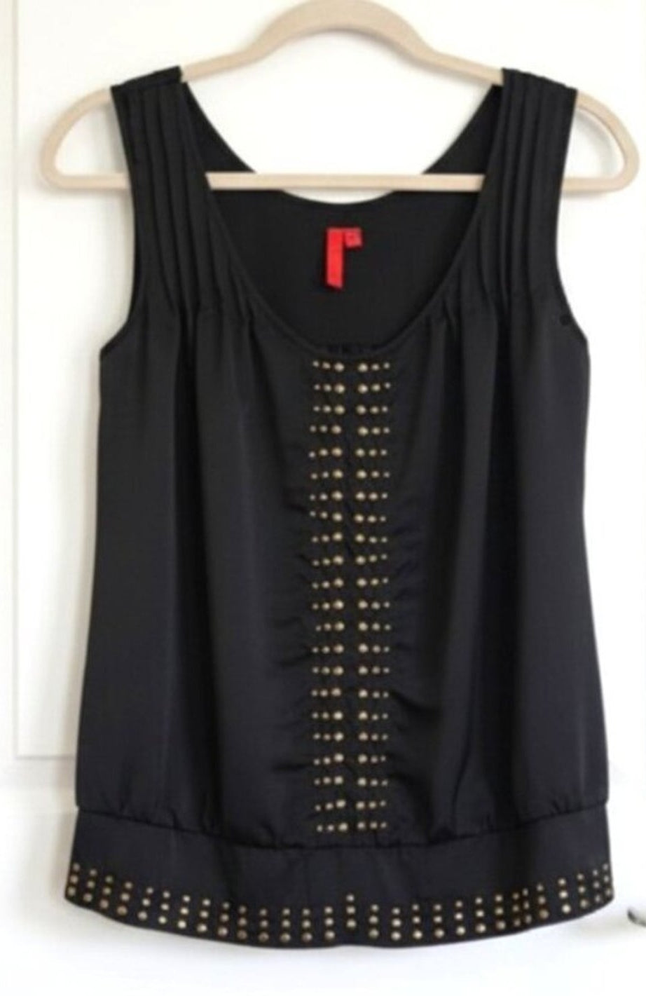 Pre-Loved 5/48 Black Sleeveless Embellished Women’s Top - Size M
