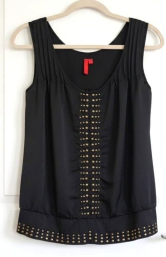 Pre-Loved 5/48 Black Sleeveless Embellished Women’s Top - Size M