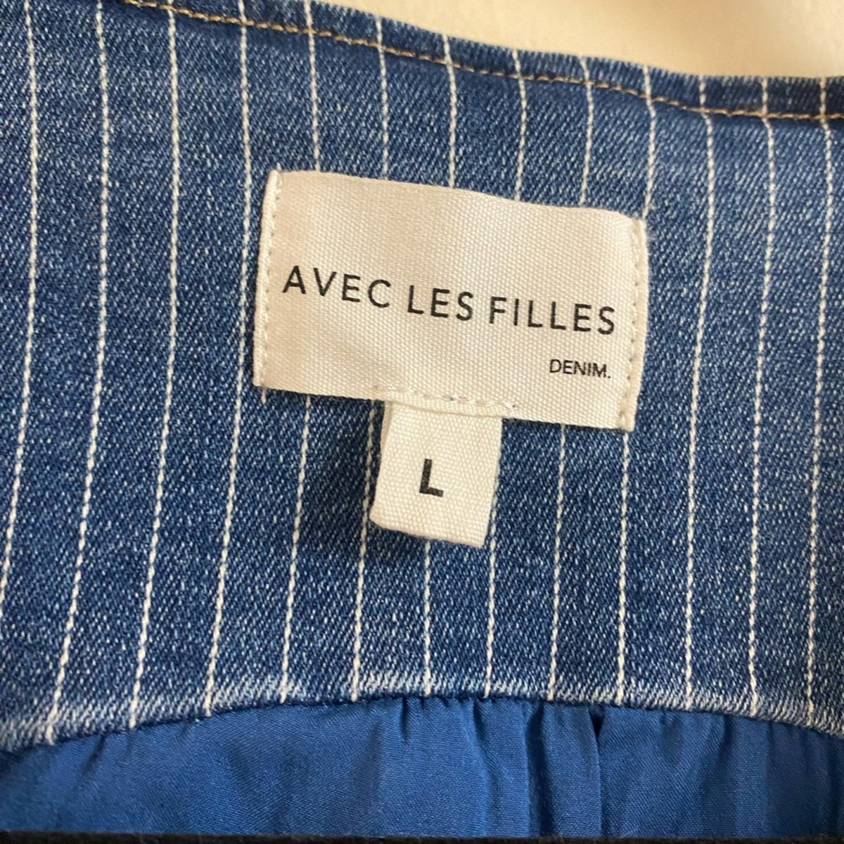 NWOT Avec Les Filles Women's Tailored Fitted Button-Front Vest