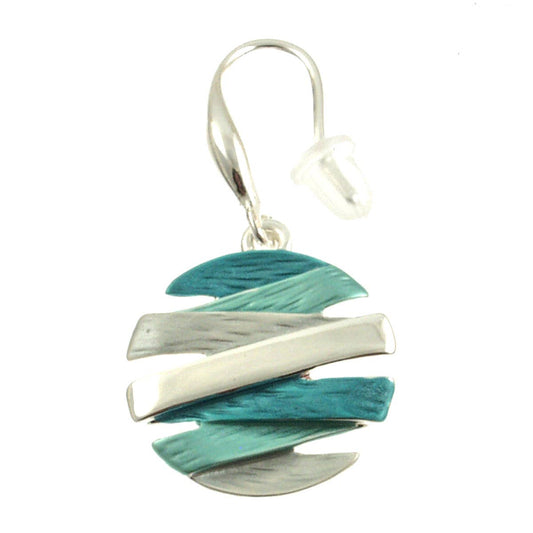 Ocean Matt Silver Earrings