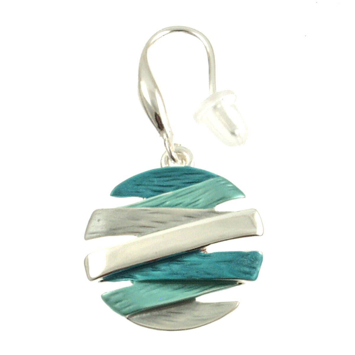 Ocean Matt Silver Earrings