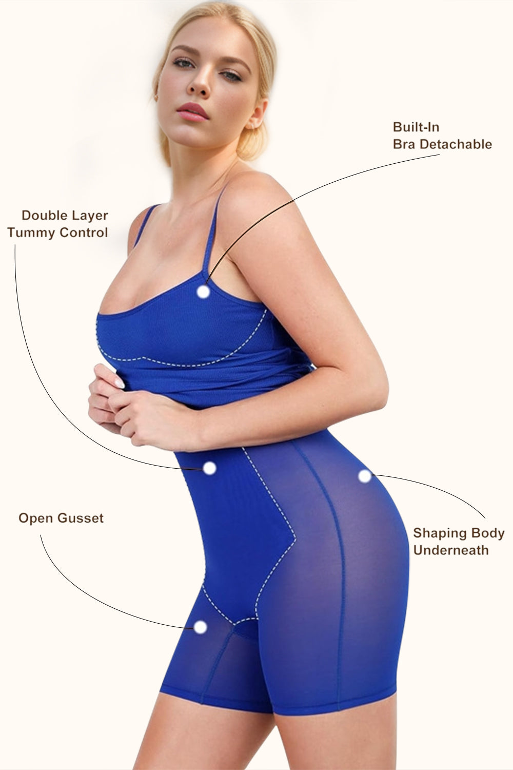 Full Size Built-In Shapewear Dress