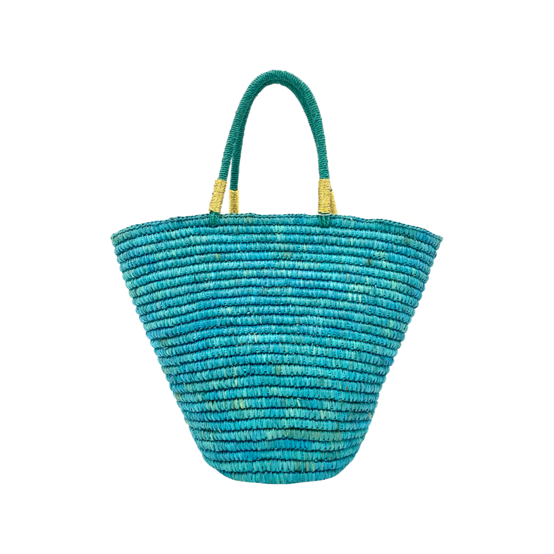 The Cora Tote Bag in Teal