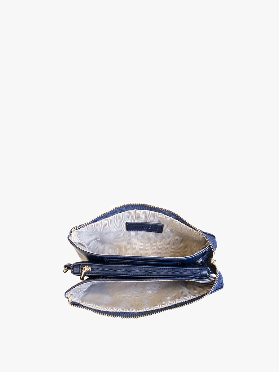 Riley Puffer 3 Compartment Crossbody/Wristlet