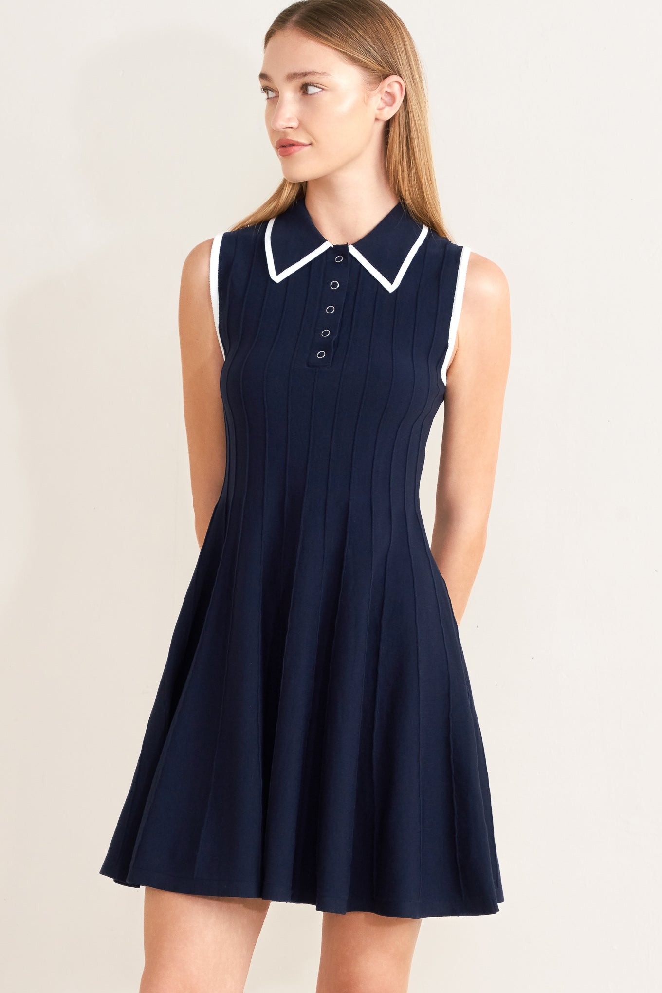 MEET ME IN PARIS SWEATER KNIT MINI DRESS