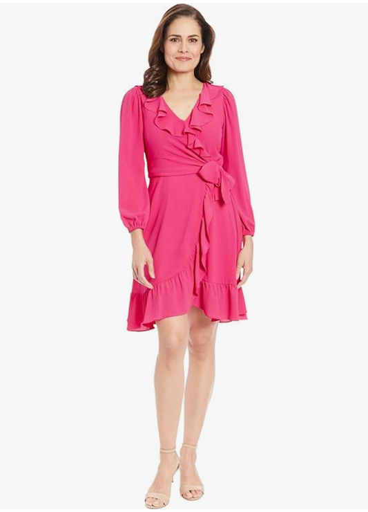 London Times Ruffle Dress