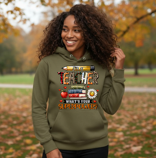 Super Teacher Sweatshirt Hoodie