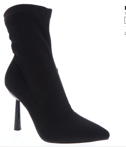 Sienna Black Suede Boots