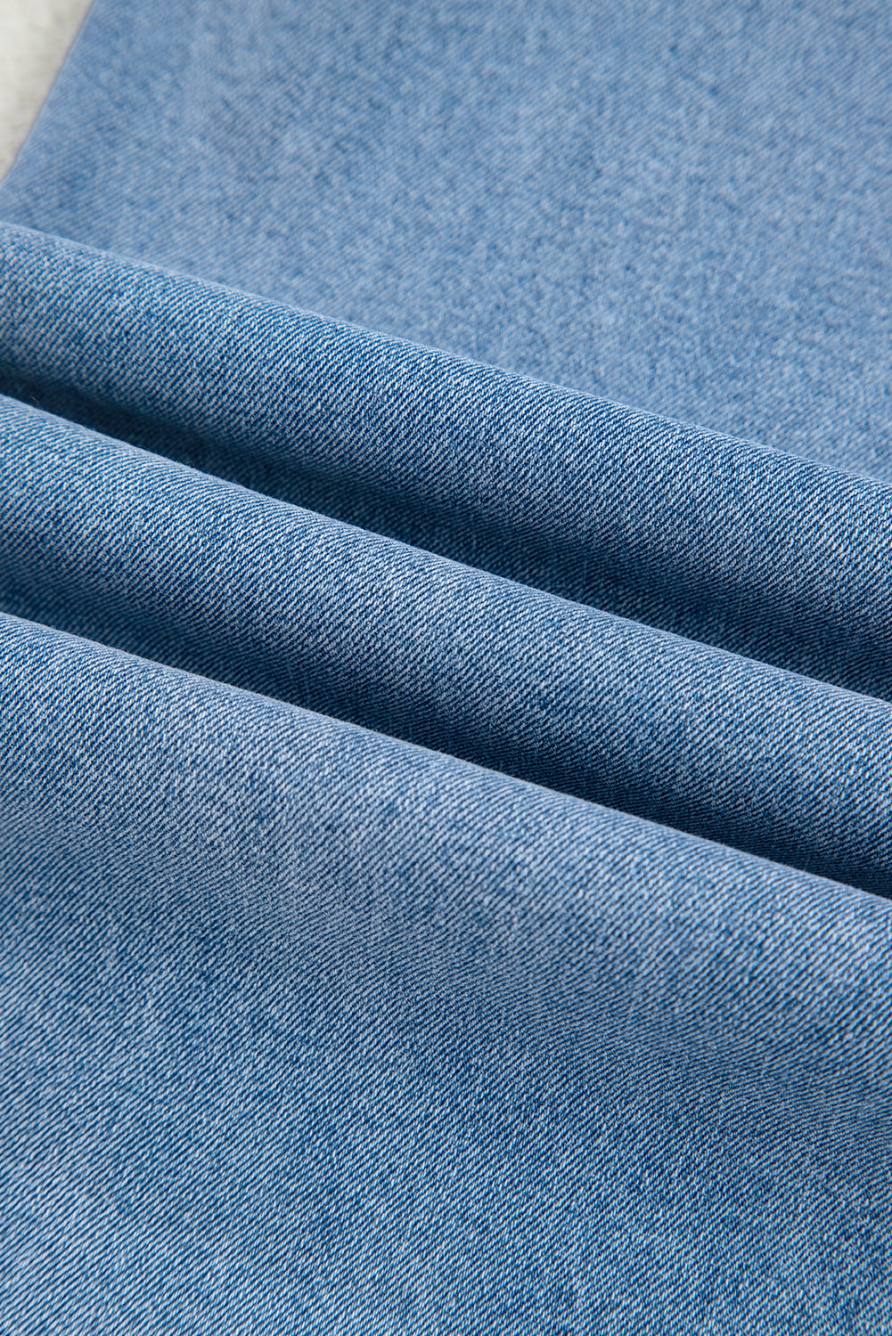 Vintage Washed Wide Leg Jeans with belt