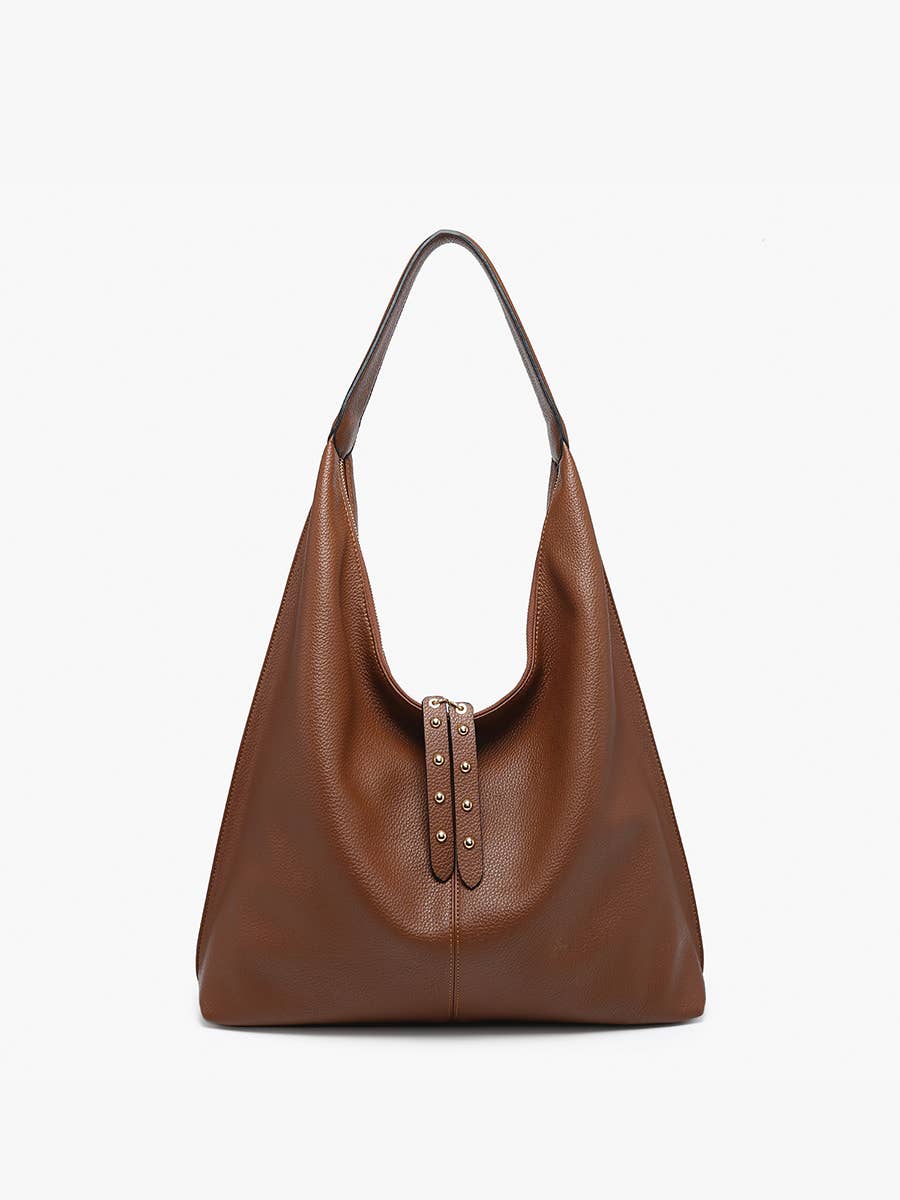 Tori Slouchy Hobo w/ Studded Tassels