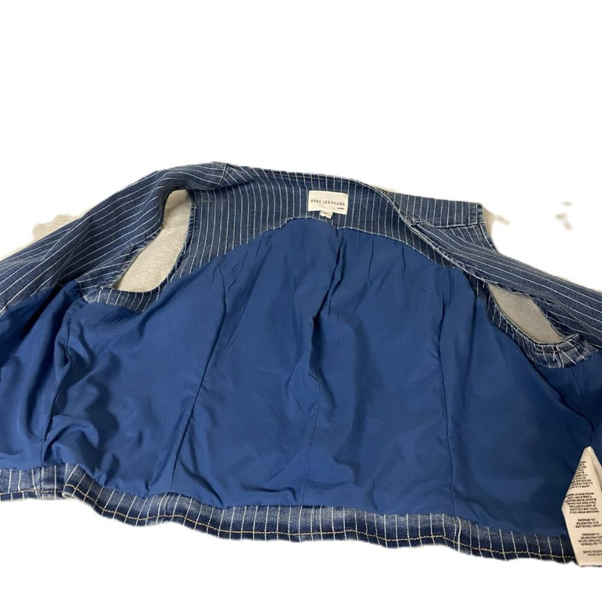 NWOT Avec Les Filles Women's Tailored Fitted Button-Front Vest