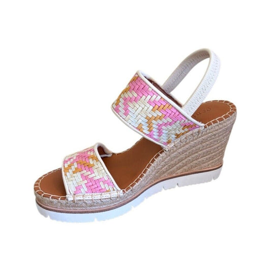 NIB Gentle Souls by Kenneth Cole Women's Elyssa Wedge Sandal Rose - Size 8.5