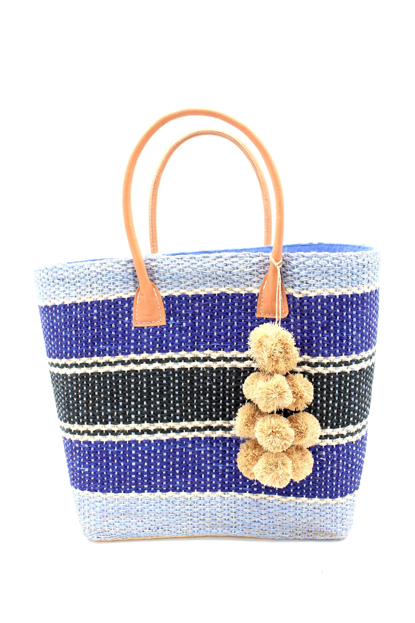 Cabrillo Sisal Basket Bag in Tan