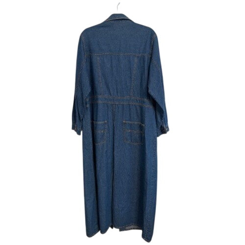 Vintage 90s Starwear 100% cotton denim maxi duster