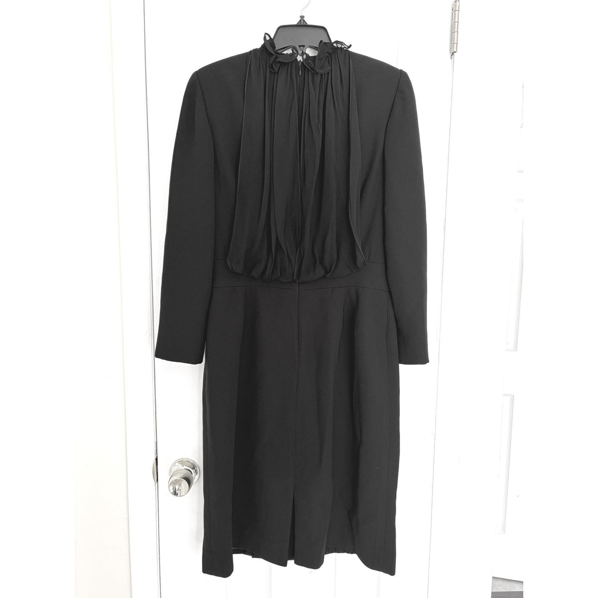 Vintage Couture by Privee Haute Couture Paris Black Midi Dress