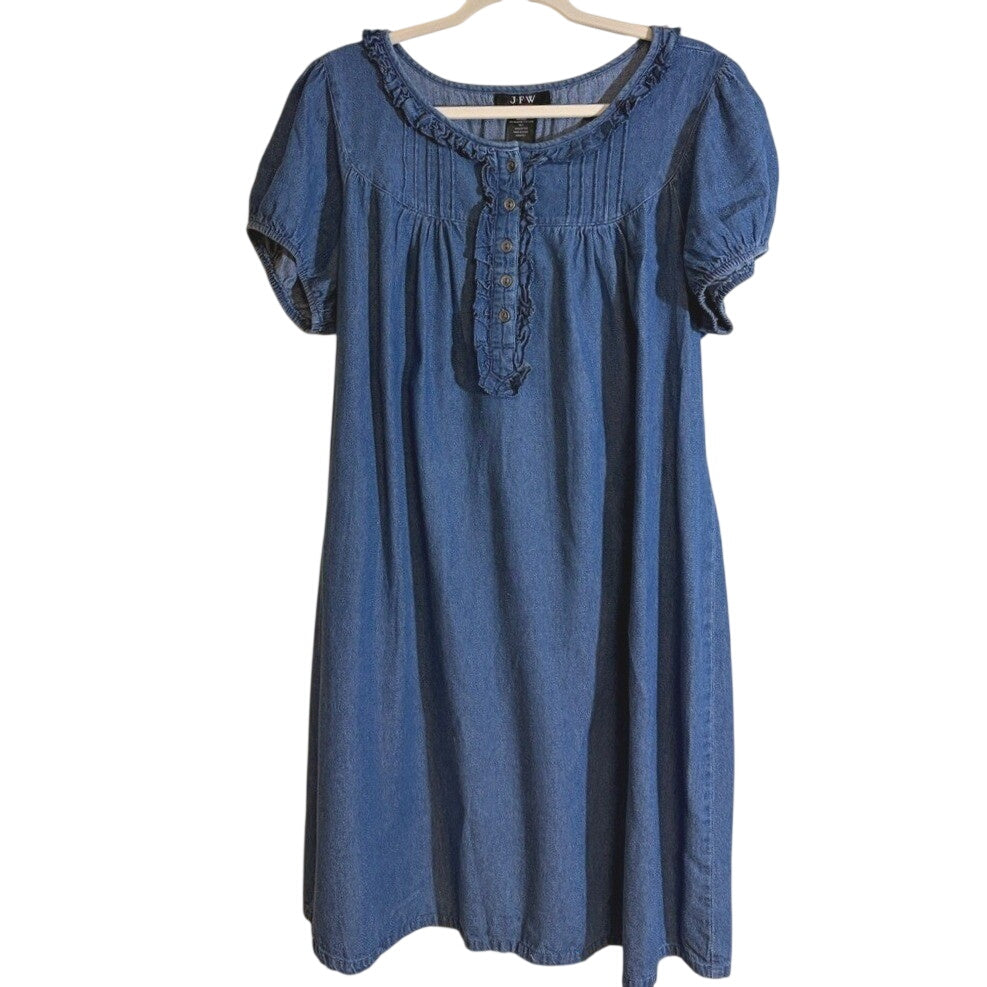 Vintage JFW Babydoll Denim Dress
