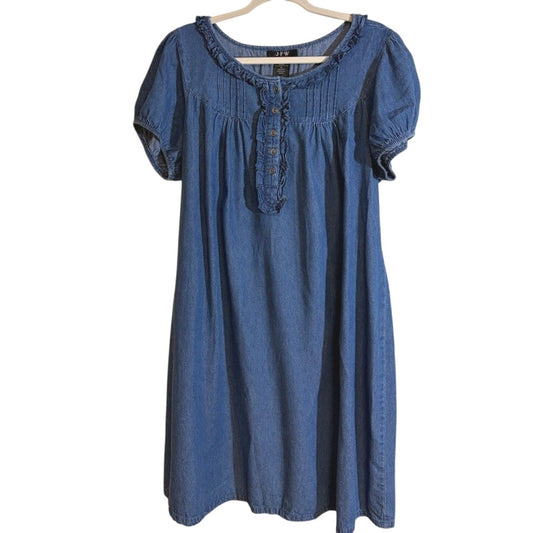 Vintage JFW Babydoll Denim Dress