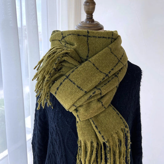 British Style Tassel Scarf