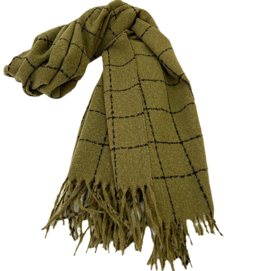 British Style Tassel Scarf